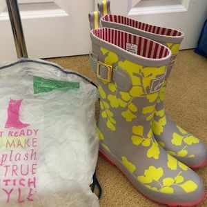 Joules short Wellies size 5
